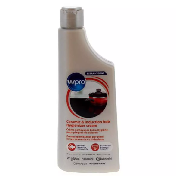 Crema Detergente per Vetroeramica e Induzione Wpro 250 ml