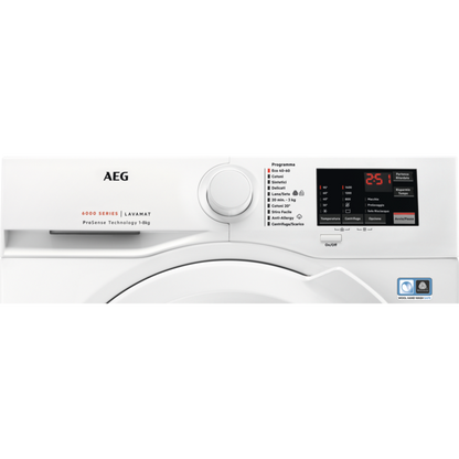 AEG LAVATRICE L6FBI48W (A), 8 KG, 1400 GIRI, MOTORE INVERTER