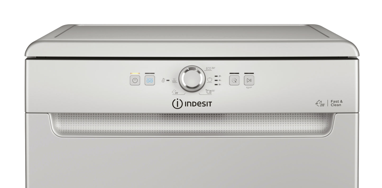 INDESIT LAVASTOVIGLIE D2F HK26 S SILVER ,14 coperti (E)