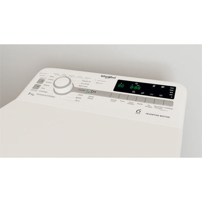 WHIRLPOOL LAVATRICE TDLR 7231BSIT (D), 7KG 1200 GIRI, MOTORE INVERTER